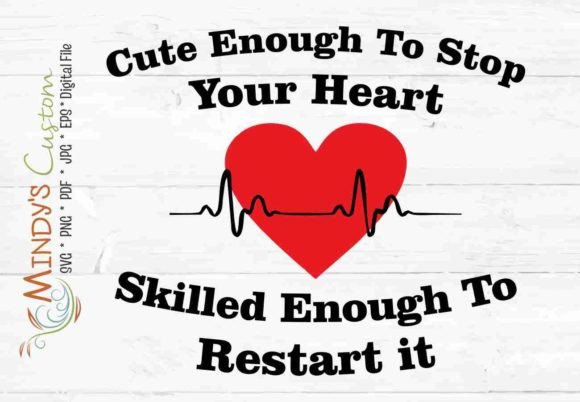 Cardiology Nurse Graphics for T-Shirt Designs