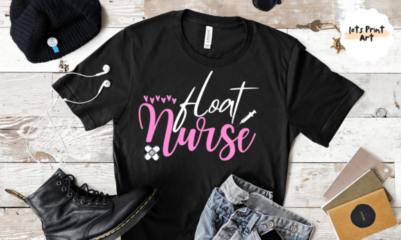 Float Pool Nurse SVG: Graphics for T-Shirt Designs