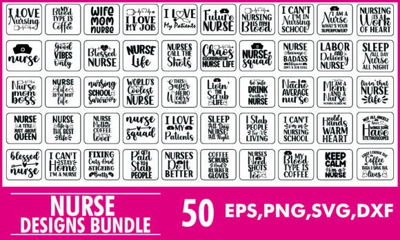 Nurse SVG Graphics for T-Shirt Designs