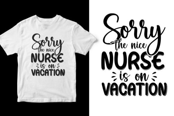 Nurse Typography SVG for T-Shirt Designs & Graphics