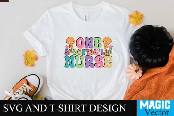 One Spooktacular Nurse SVG: Graphics & T-Shirt Designs