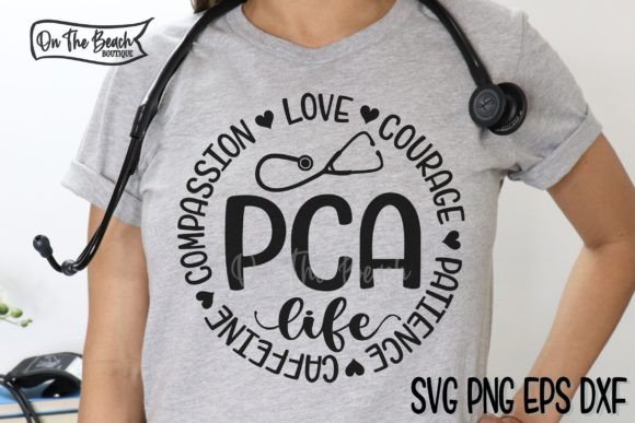 Patient Care Assistant Life SVG PNG for T-Shirt Designs