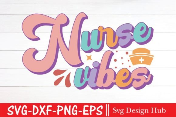 Retro Nurse Graphics for T-Shirt Designs