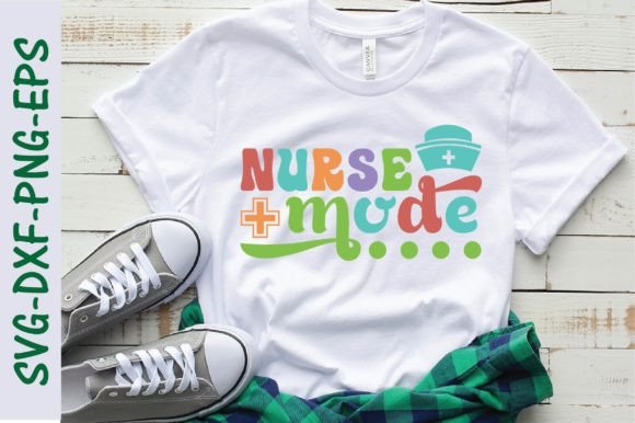 Retro Nurse Graphics for T-Shirt Designs