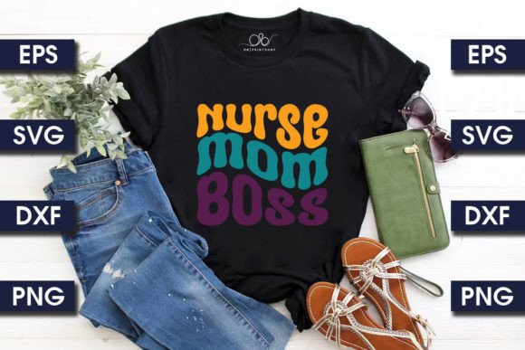 Retro Nurse SVG: Graphics & Print Templates