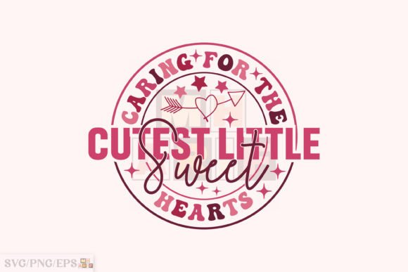 Retro Nurse Valentine SVG for Graphics and T-Shirt Designs