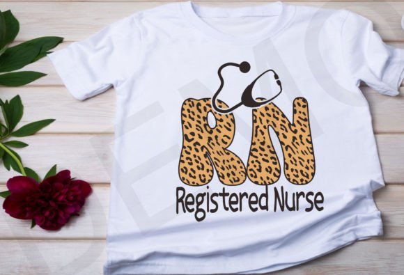 RN Nurse SVG & PNG: Graphics for T-Shirt Designs