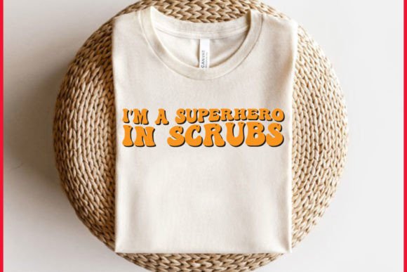 Superhero Scrubs Graphics for T-Shirt Designs